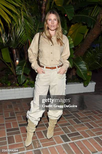 Dree Hemingway at the Isabel Marant 30th Anniversary brand celebration held at Chateau Marmont on April 10, 2024 in Los Angeles, California.