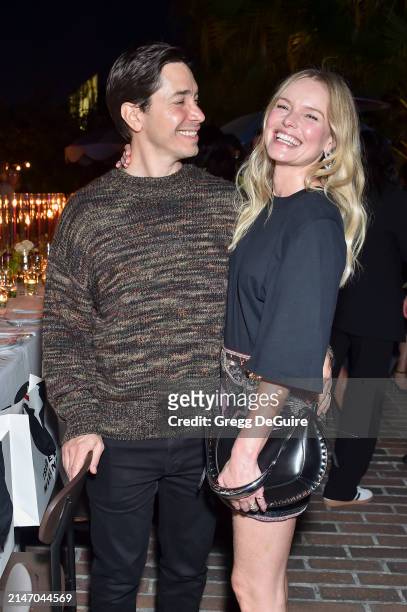 Justin Long and Kate Bosworth at the Isabel Marant 30th Anniversary brand celebration held at Chateau Marmont on April 10, 2024 in Los Angeles,...