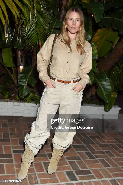 Dree Hemingway at the Isabel Marant 30th Anniversary brand celebration held at Chateau Marmont on April 10, 2024 in Los Angeles, California.