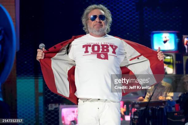 Sammy Hagar appears onstage during the 2024 CMT Music Awards at Moody Center on April 07, 2024 in Austin, Texas.