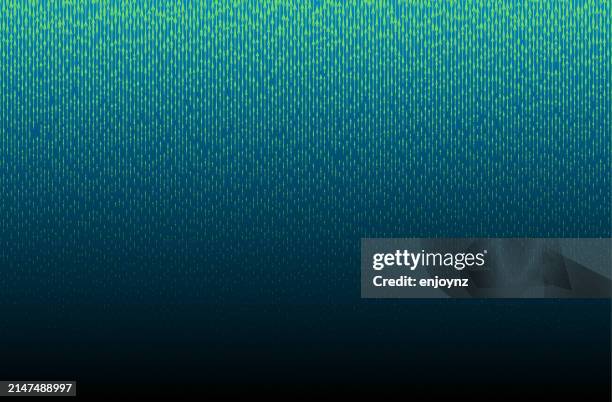 turquoise green rising digital arrows gradient pattern - halftone screen stock illustrations