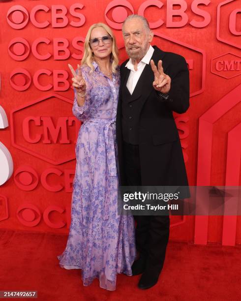 Eloise DeJoria and John Paul DeJoria attend the 2024 CMT Music Awards at Moody Center on April 07, 2024 in Austin, Texas.
