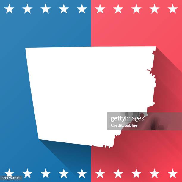 montgomery county, tennessee. map on blue and red background - clarksville tn stock illustrations