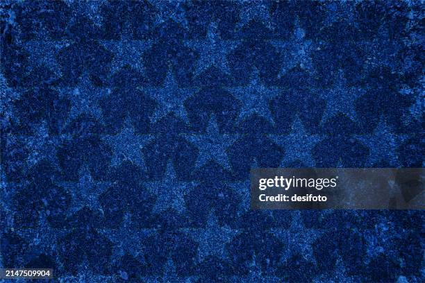 bright dark royal blue gradient colour blank blotched smudged blistered cracked ruined damaged glittering textured weathered old frayed blotchy horizontal vector starry backgrounds abstract shimmer smudges, texture, pentagram stars all over - dark blue texture background stock illustrations