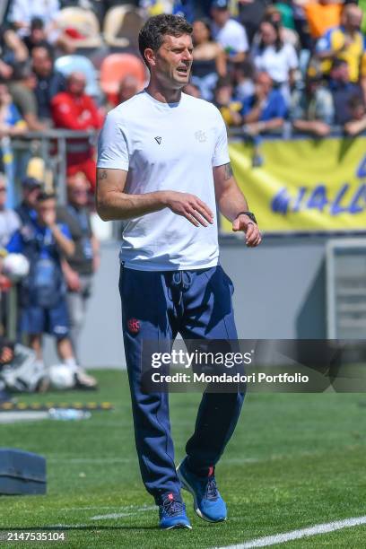 Bologna trainer Thiago Motta during the match Frosinone-Bologna at the Benito Stirpe Stadium. Frosinone , April 07th, 2024