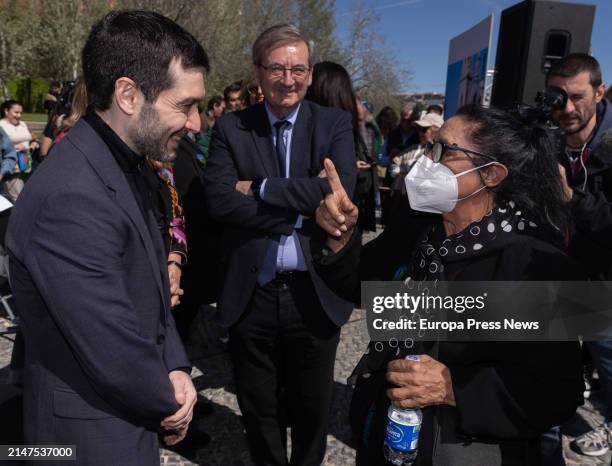 The Minister of Social Rights, Consumption and Agenda 2030, Pablo Bustinduy , during a day of celebration of the International Day of the Roma/Gypsy...
