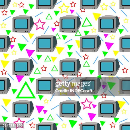Computer seamless pattern Computer seamless pattern