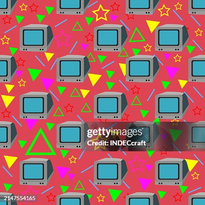 Computer seamless pattern Computer seamless pattern