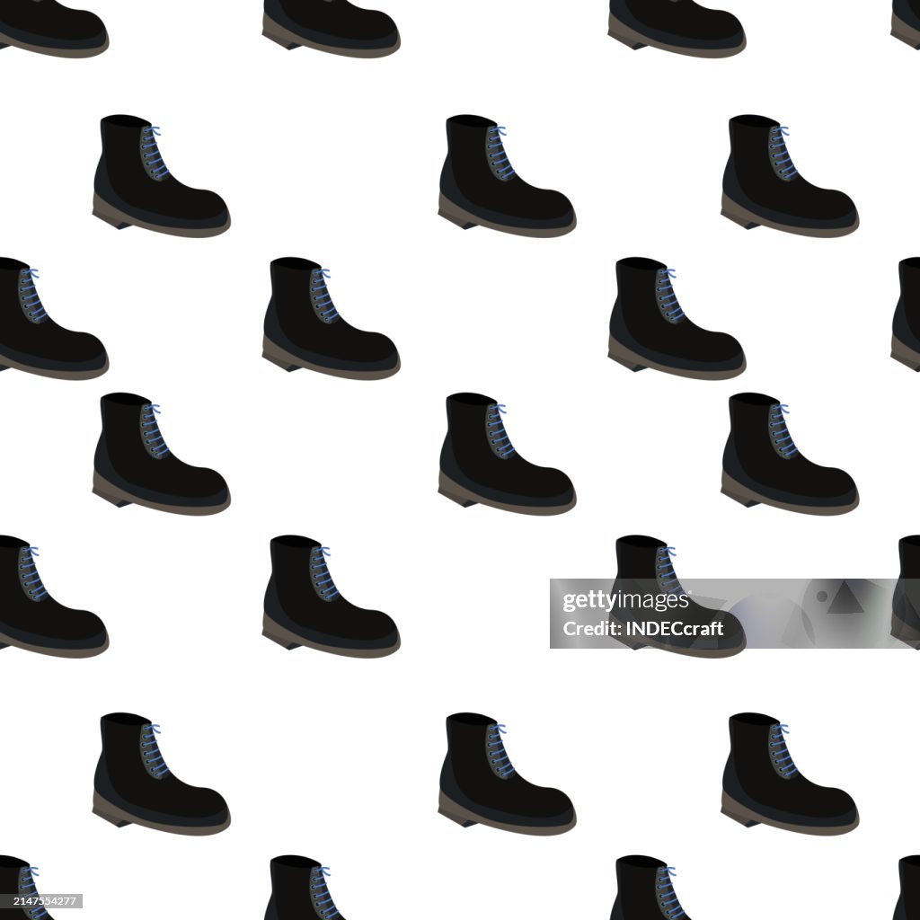 Shoes seamless pattern