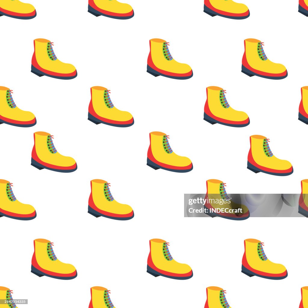 Shoes seamless pattern