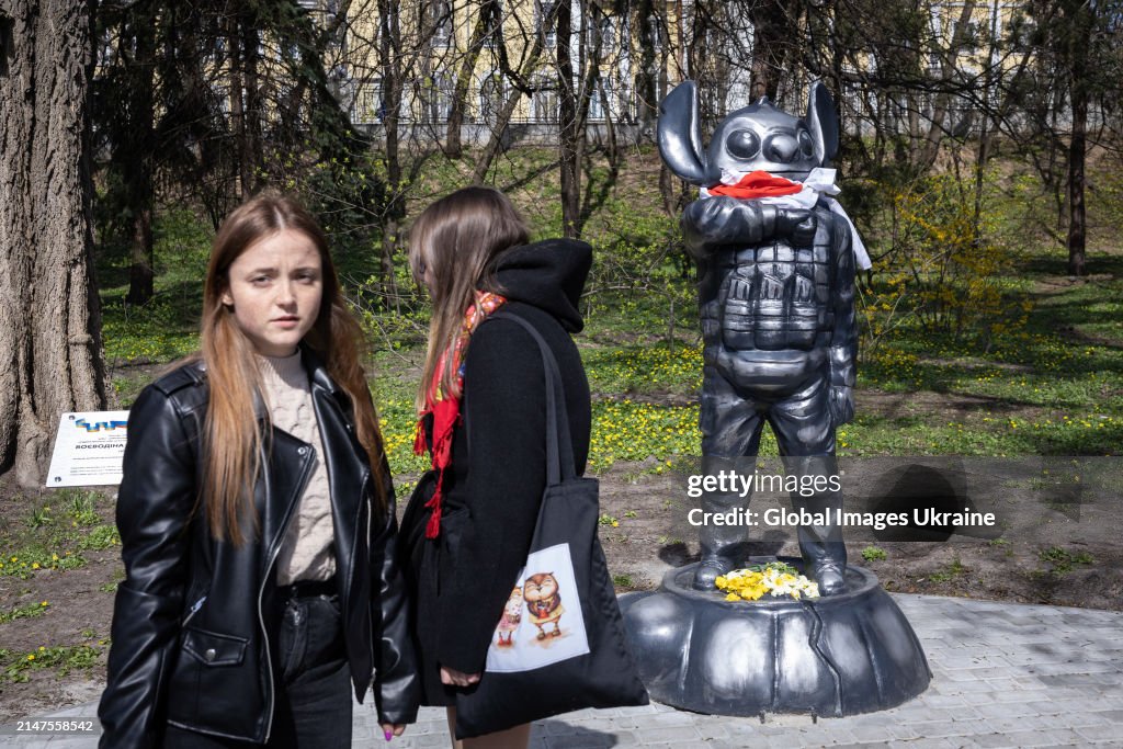 Monument To The Fallen Ukrainian Soldier Ihor Voevodin In Kyiv