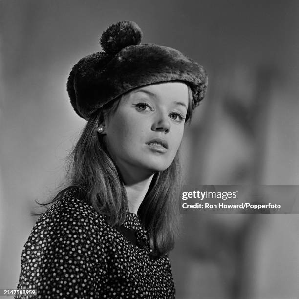 British actress Angharad Rees posed in London circa 1968.