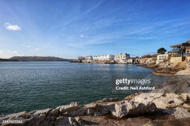 plymouth hoe foreshore - plymouth hoe stock pictures, royalty-free photos & images