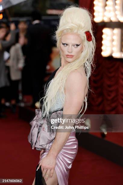 Bimini attends the world premiere of "Back To Black" at the Odeon Luxe Leicester Square on April 08, 2024 in London, England.