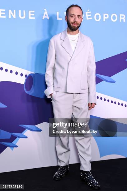 Tristan Lopin attends the "Terminal" Serie By Canal+ Premiere at Cinema Max Linder on April 8, 2024 in Paris, France.