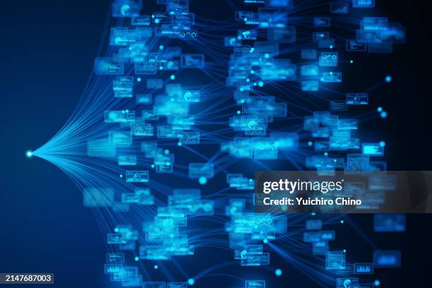 neural network data - artificiell generell intelligens bildbanksfoton och bilder
