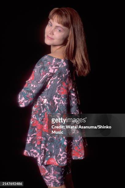 Belinda Carlisle, former Go-Go's singer, portrait at photo studio in Tokyo, Japan on July 29th 1989.