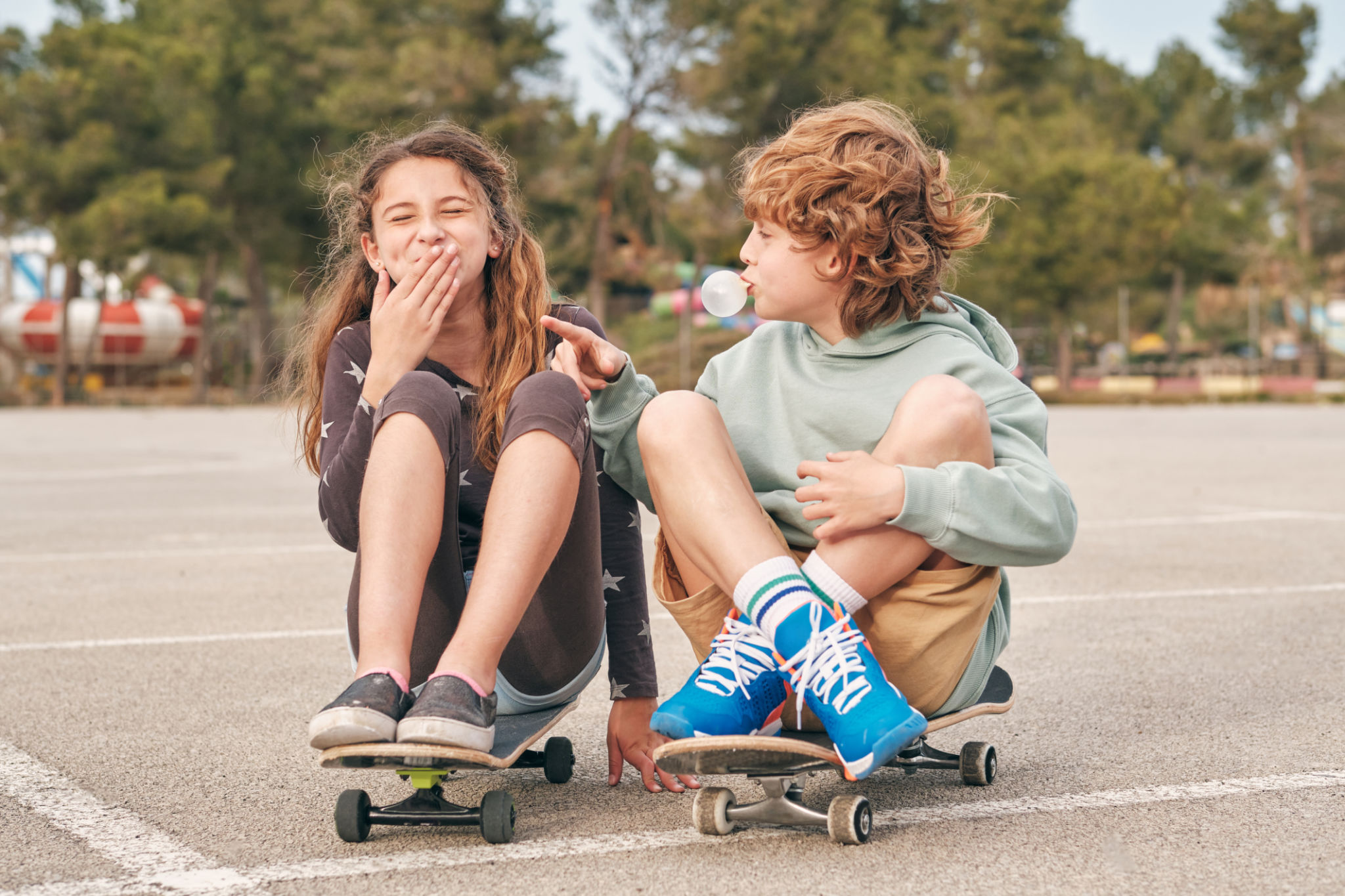 young skateboarder