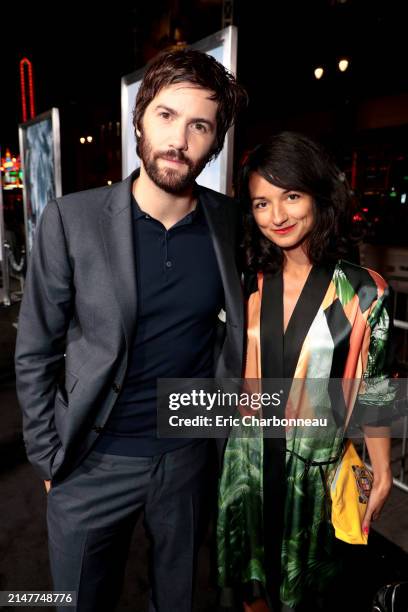 Jim Sturgess, Dina Mousawi seen at Warner Bros. Pictures World Premiere of GEOSTORM, Los Angeles, CA - 16 October, 2017