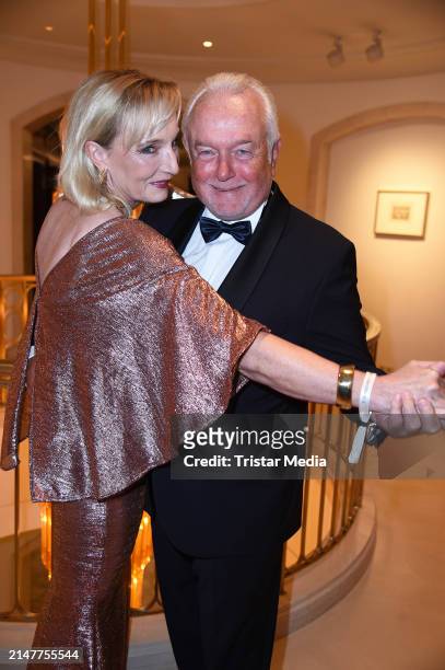 Wolfgang Kubicki and Annette Marberth-Kubicki attend the Bundespresseball at Hotel Adlon Kempinski on April 12, 2024 in Berlin, Germany.
