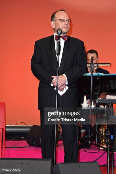 Tim Szent-Ivanyi during the Bundespresseball at Hotel Adlon Kempinski on April 12, 2024 in Berlin, Germany.