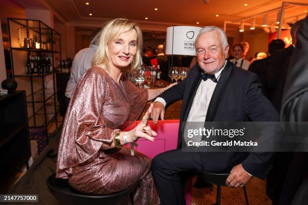 Annette Marberth-Kubicki and Wolfgang Kubicki attend the Bundespresseball on April 12, 2024 in Berlin, Germany.