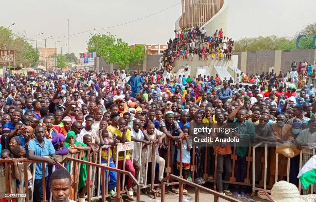 Demonstration in Niger against US military bases