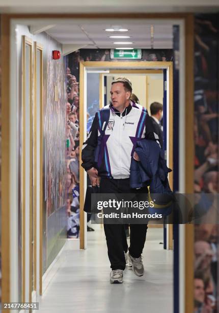 Sunderland interim head coach Mike Dodds arrives at the stadium prior to the Sky Bet Championship match between West Bromwich Albion and Sunderland...