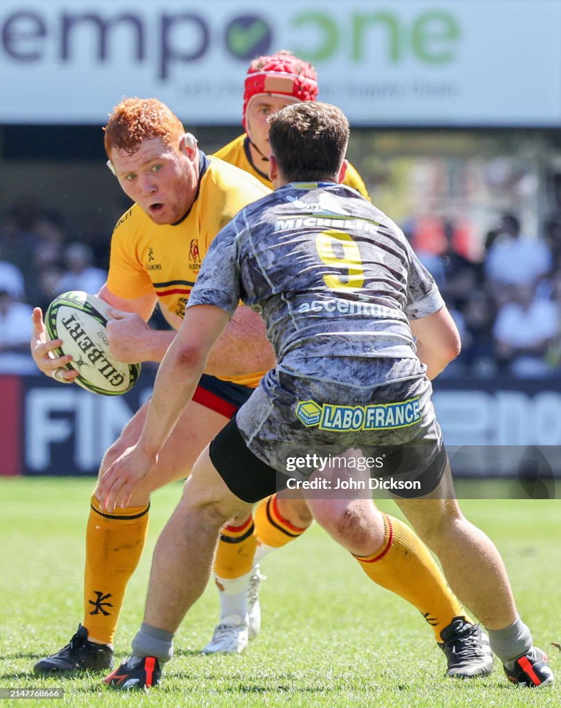 Steven Hohn Rugby Clermont , France - 13 April 2024; Steven Kitshoff of Ulster Rugby in ...
