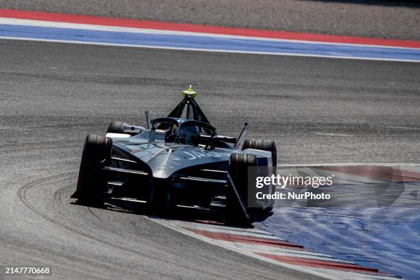 Nick Cassidy of Jaguar TCS Racing during qualifying session of the Misano E-Prix at Misano World Circuit Marco Simoncelli on April 13, 2024 in Misano...