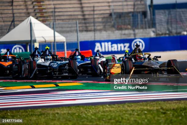 Jean-Éric Vergne of DS Penske during the race of the Misano E-Prix at Misano World Circuit Marco Simoncelli on April 13, 2024 in Misano Adriatico,...