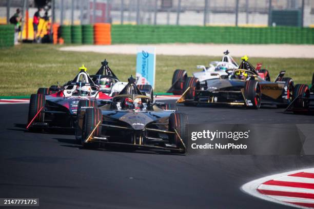 Jean-Éric Vergne of DS Penske during the race of the Misano E-Prix at Misano World Circuit Marco Simoncelli on April 13, 2024 in Misano Adriatico,...