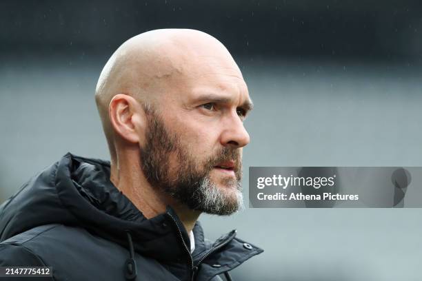 Swansea City manager Luke Williams stands in the technical area during the Sky Bet Championship match between Swansea City and Rotherham United at...