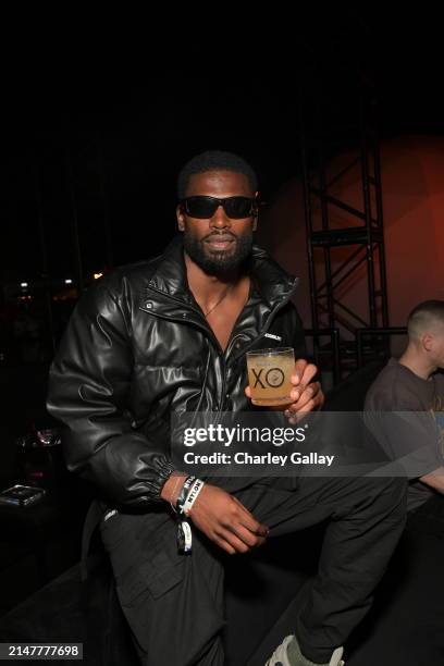 Broderick Hunter attends Rémy Martin XO Night x NYLON House at Coachella at Cavallo Ranch on April 12, 2024 in Thermal, California.