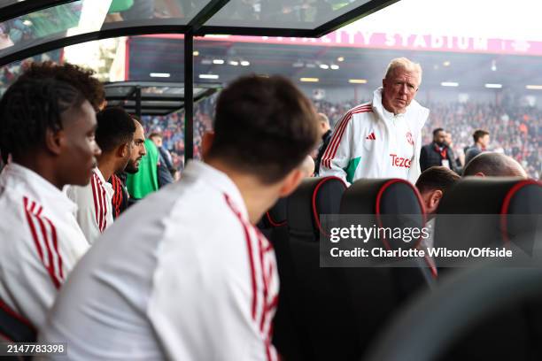 Manchester United assistant manager Steve McClaren during the Premier League match between AFC Bournemouth and Manchester United at Vitality Stadium...