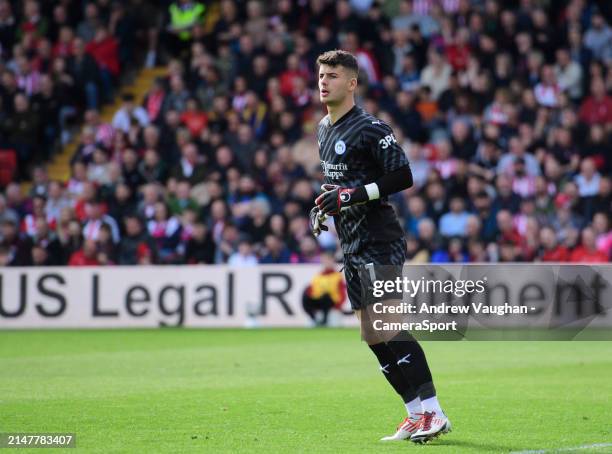 Wigan Athletic's Sam Tickle during the Sky Bet League One match between Lincoln City and Wigan Athletic at LNER Stadium on April 13, 2024 in Lincoln,...