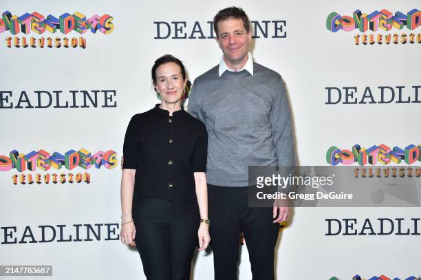 Francesca Delbanco and Nicholas Stoller at Deadline Contenders Television 2024 held at the Directors Guild of America on April 13, 2024 in Los...