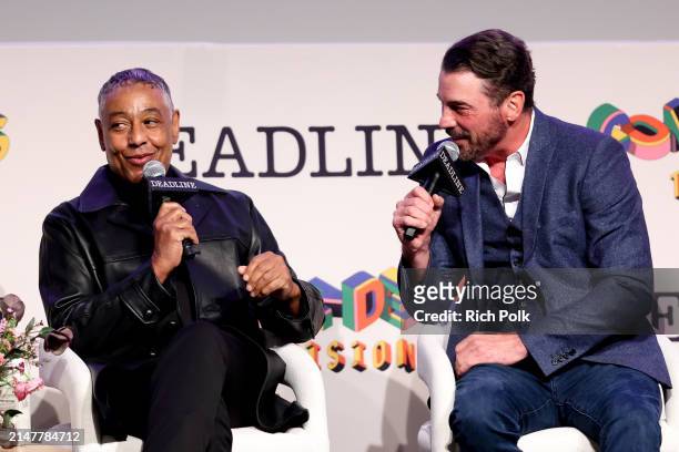 Giancarlo Esposito and Skeet Ulrich at Deadline Contenders Television 2024 held at the Directors Guild of America on April 13, 2024 in Los Angeles,...