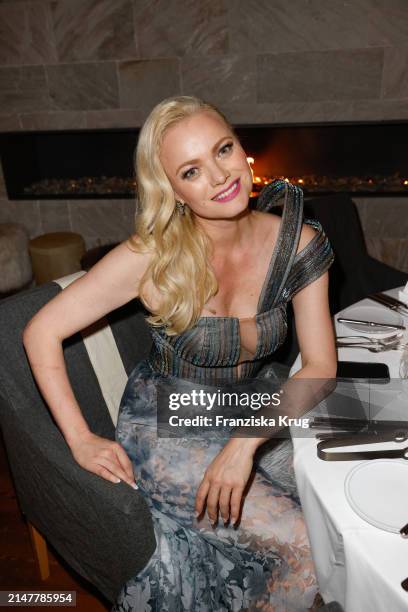 Franziska Knuppe attends the 2024 Spa Awards Gala Dinner at Das Achental on April 13, 2024 in Grassau, Germany.