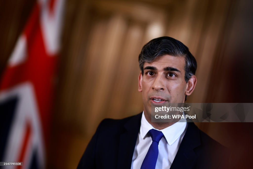 Rishi Sunak Makes Statement On Iran-Israel Attack