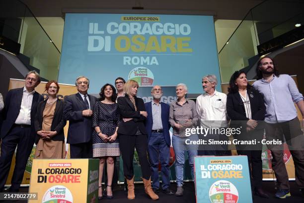 Event of the Green Left Alliance entitled: the courage to dare, with the presentation of the candidates for the European elections in June, on April...