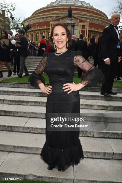 Dame Arlene Phillips attends The Olivier Awards 2024 at Royal Albert Hall on April 14, 2024 in London, England.