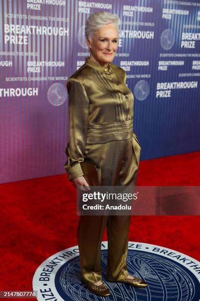 Glenn Close attends the 10th Annual Breakthrough Prize Awards and Ceremony at the Academy Museum of Motion Pictures in Los Angeles, California,...