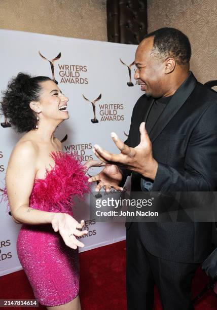 Ilana Glazer and Roy Wood, Jr. At the 2024 Writers Guild Awards held at The Edison Ballroom on April 14, 2024 in New York City.