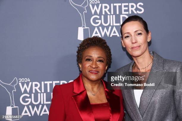 Wanda Sykes and Alex Sykes at the 2024 Writers Guild Awards held at the Hollywood Palladium on April 14, 2024 in Los Angeles, California.