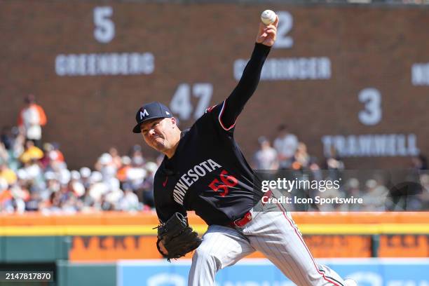 Minnesota Twins relief pitcher Caleb Thielbar pitches during the eighth inning of a regular season Major League Baseball game between the Minnesota...