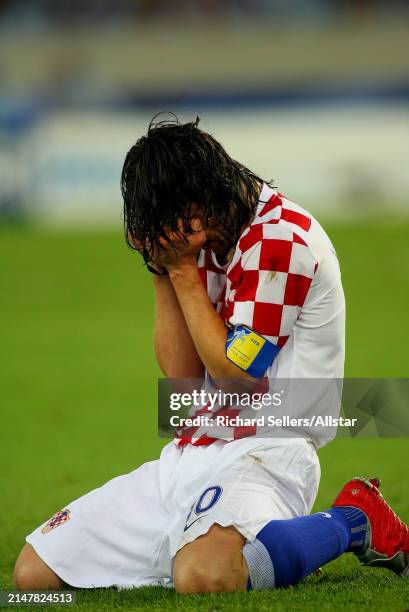 June 22: Niko Kovac of Croatia looks dejected after the FIFA World Cup Finals 2006 Group F match between Croatia and Australia at Gottlieb Daimler...