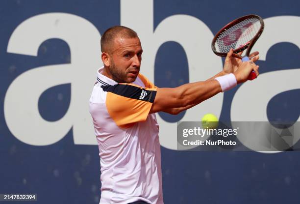 Daniel Evans is playing against Brandon Nakashima in the round of 64 at the Barcelona Open Banc Sabadell, 71st Conde de Godo Trophy, at the Real Club...