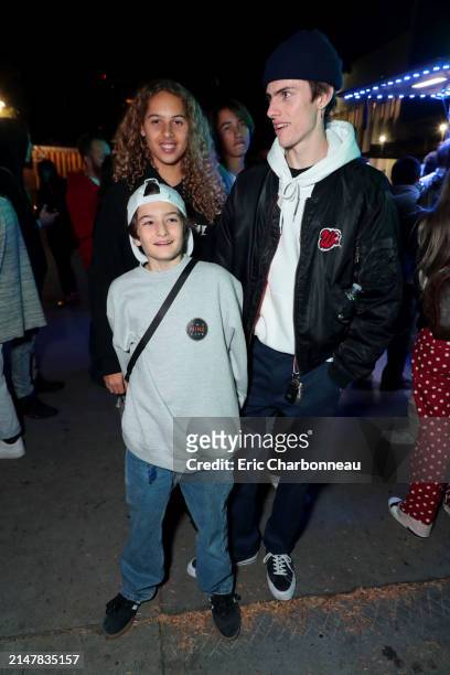 Sunny Suljic, Olan Prenatt, Ryder McLaughlin seen at A24 'mid90s' screening at West LA Courthouse, Los Angeles, USA - 18 October 2018