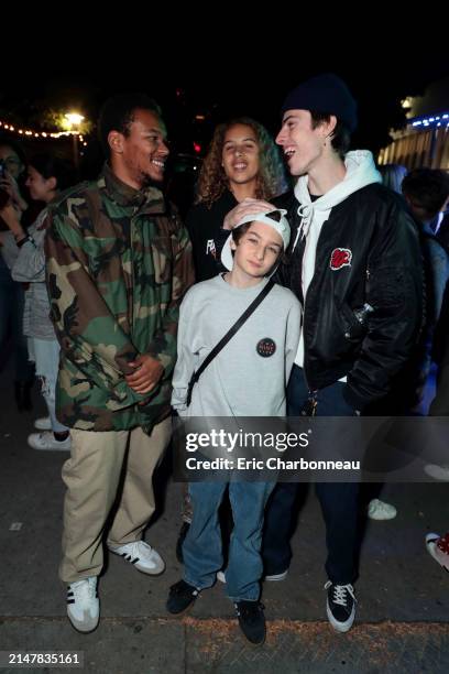 Na-kel Smith, Sunny Suljic, Olan Prenatt, Ryder McLaughlin seen at A24 'mid90s' screening at West LA Courthouse, Los Angeles, USA - 18 October 2018